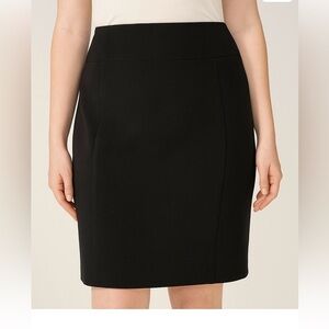 Worthington Black Size 10 Pencil knee-length Skirt